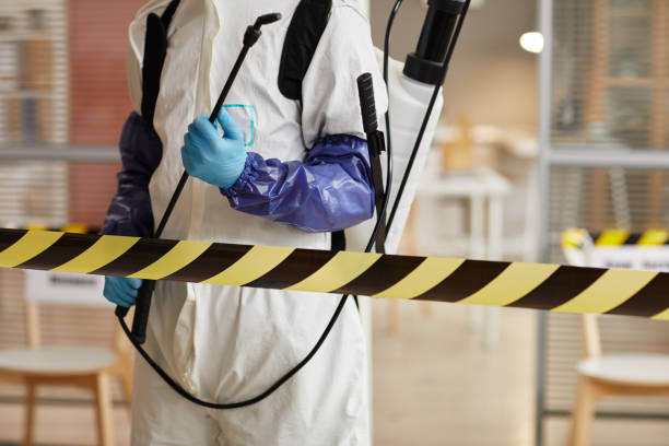 Professional Biohazard technician working in Three Bridges, NJ
